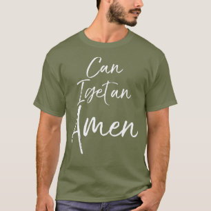 Camiseta Christian Louvem Culto Citação Pastor Posso Rece