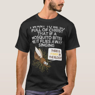 Camiseta Christian Mosquito Gag Piadas Religiosas Cristão