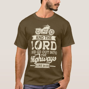 Camiseta Christian Motorcycle Biker E Lord Disseram Que Ir