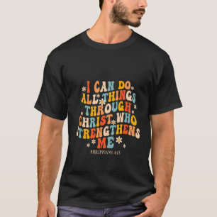 Camiseta Christian, Posso Fazer Tudo Através De Cristo Groo
