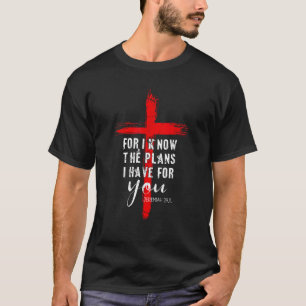 Camiseta Christian Quote Faith Jeremiah 29 11