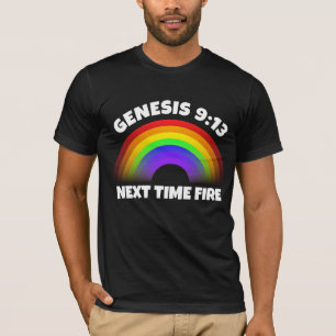 Camiseta CHRISTIAN RAINBOW GENESIS 9:13 T-shirts