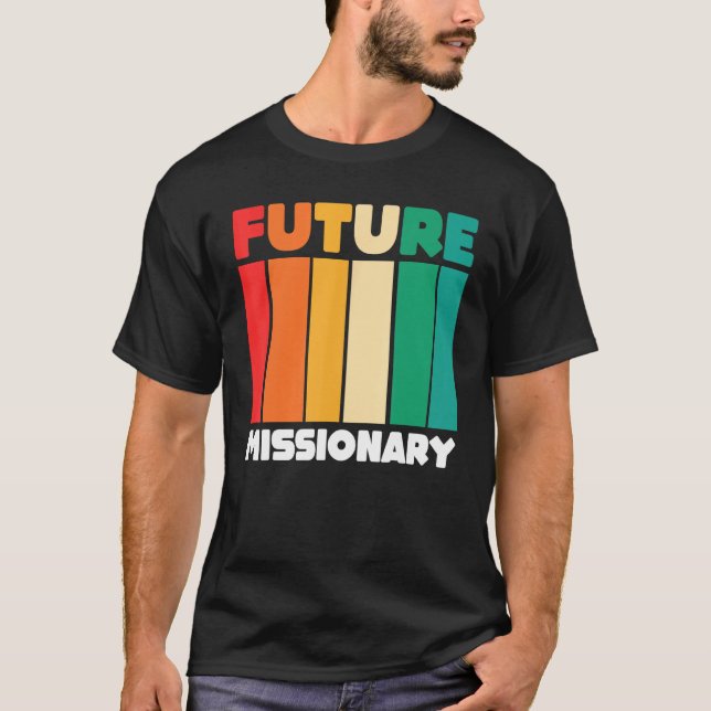 Camiseta Christian Religious Missionaries  Retro Future Mis (Frente)