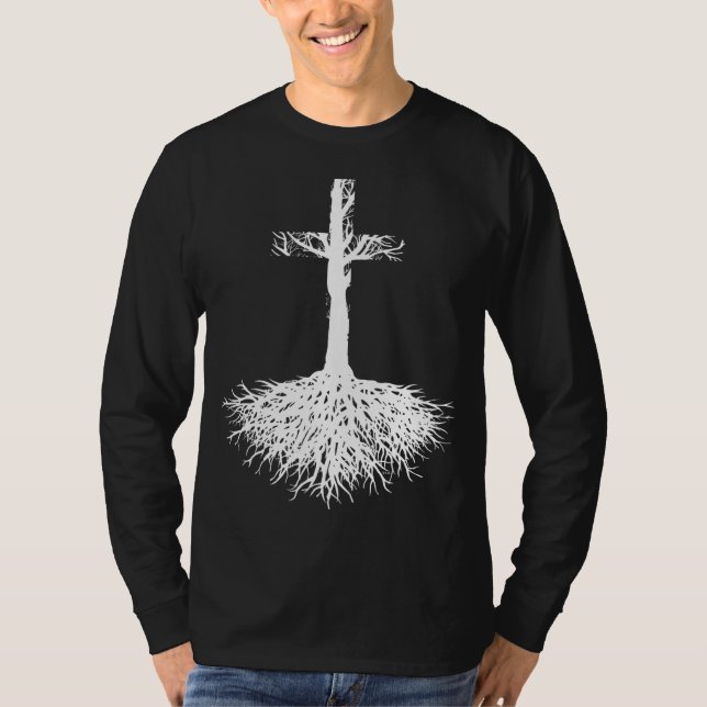 Camiseta Christian - Root sua fé em Cristo de Jesus (Frente)