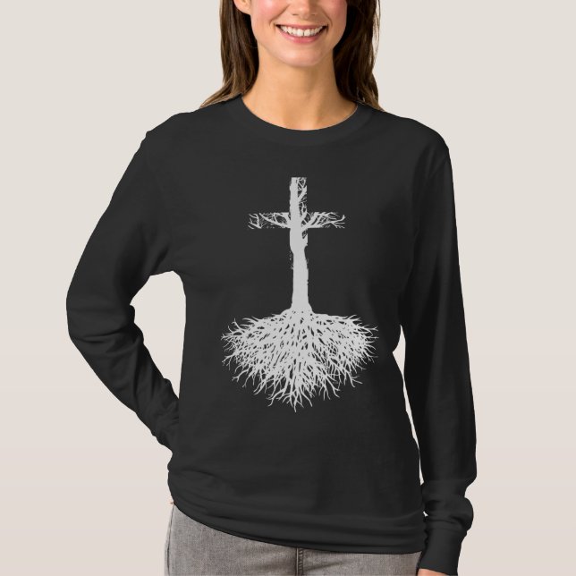 Camiseta Christian - Root sua fé em Cristo de Jesus (Frente)