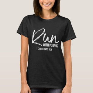 Camiseta Christian Runner Gift Runar Gear Run With Purpos