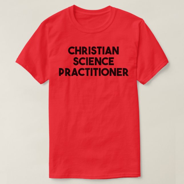 Camiseta Christian Science Practitioner  (Frente do Design)
