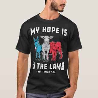 Camiseta Christian Scripture Bible Verse My Hope Is In Lamb
