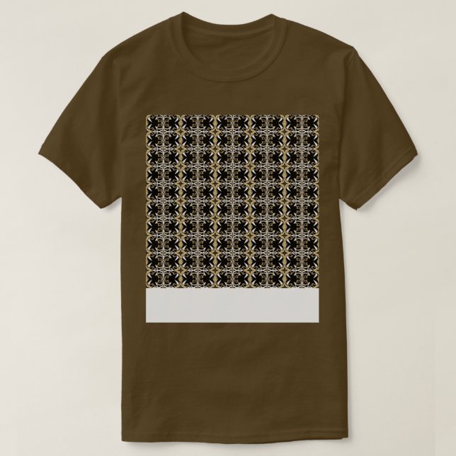 Camiseta Christian Seamless Pattern Religião Mosaica Evange (Frente do Design)