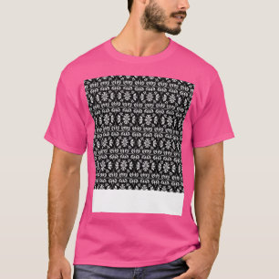 Camiseta Christian Seamless Pattern Religião Mosaica Evange