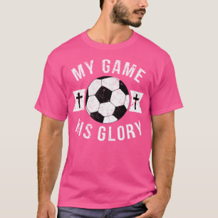 Camiseta Christian Soccer Oferece Adolescentes Garotos Meni