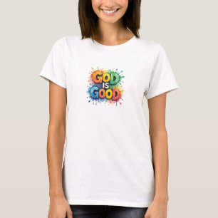 Camiseta Christian T-Shirt GOD É BOM