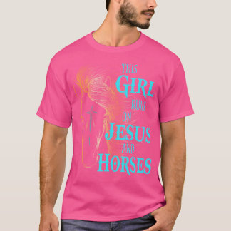 Camiseta Christian This Girl Executa Sobre Jesus Cavalos Eq