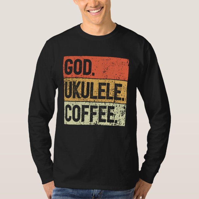 Camiseta Christian Ukulele Player Worship Ukulele Church Uk (Frente)