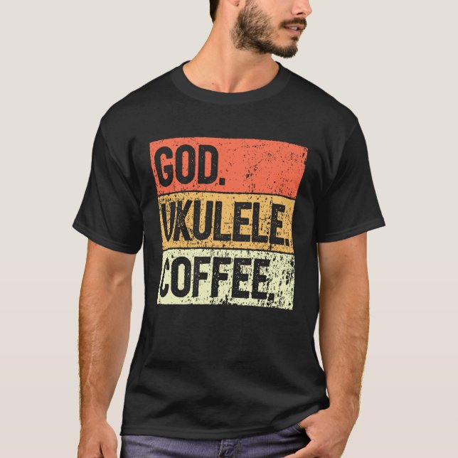 Camiseta Christian Ukulele Player Worship Ukulele Church Uk (Frente)