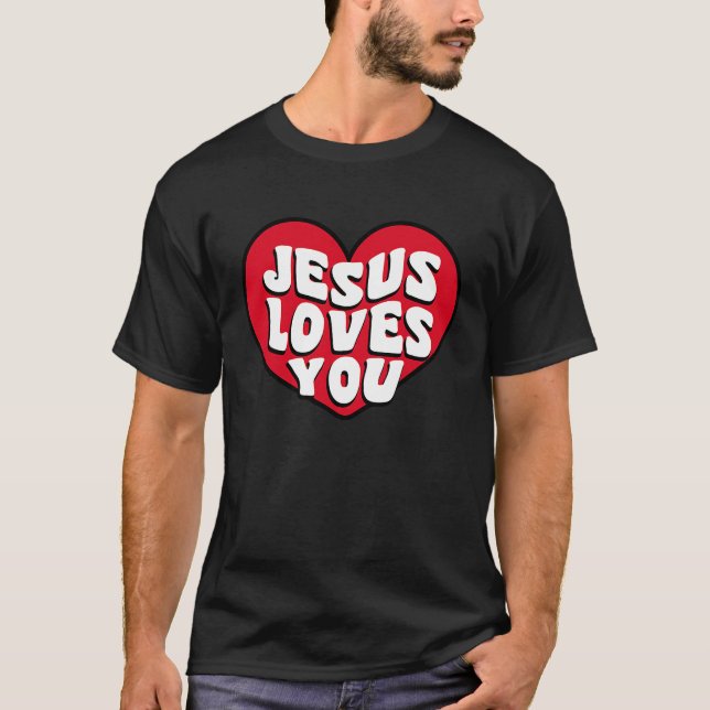 Camiseta Christian Valentines  bible verse scriptures Jesus (Frente)