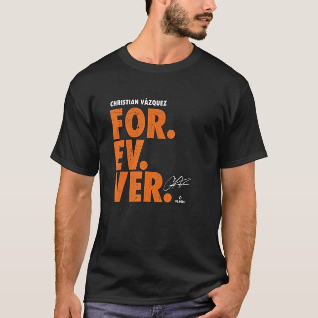 Camiseta Christian Vazquez Forever Baseball Christian Vazqu (Frente)