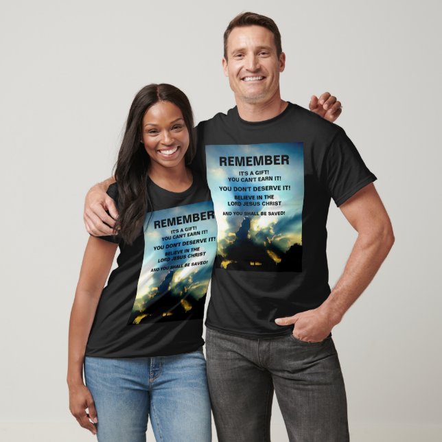 camiseta CHRISTIAN YOU SHALL BE SAVED (Unissex)