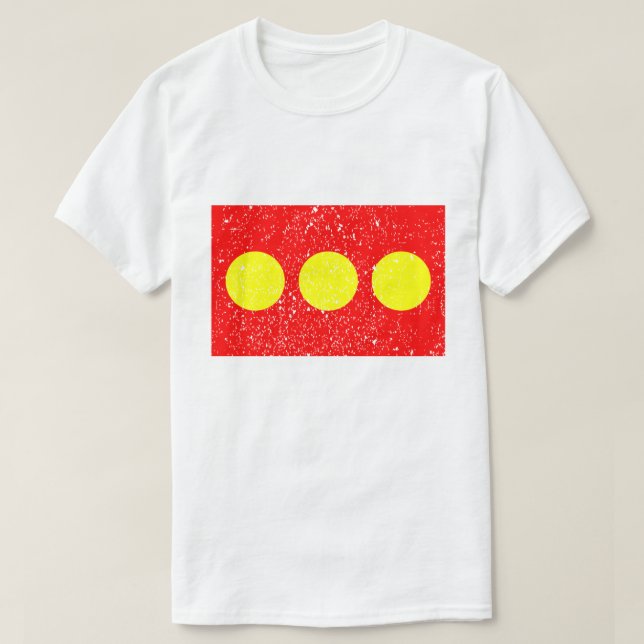 Camiseta Christiania Flag (Frente do Design)