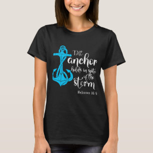 Camiseta Christianity Faith Anchor Bible Verse Jesus Christ