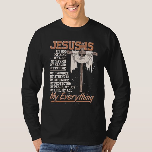 Camiseta Christiany Faith Jesus Christ Savior Jesus Devotee (Frente)