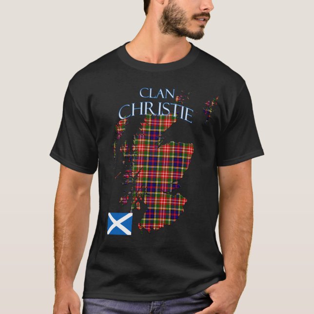 Camiseta Christie Scottish Clan Tartan Scotland (Frente)