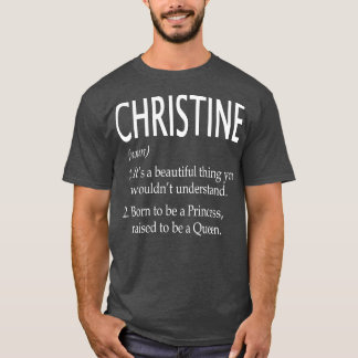 Camiseta Christine Name Gift 110