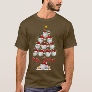 Camiseta Christma de Hockey com Papais noeis de competição