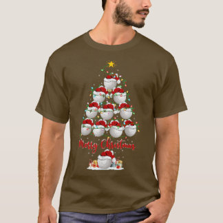Camiseta Christma de Hockey com Papais noeis de competição 