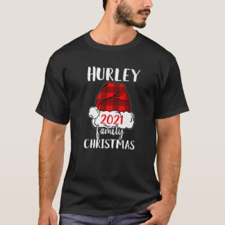 Camiseta Christmas 2021 Hurley Matching Pajama Santa Hat