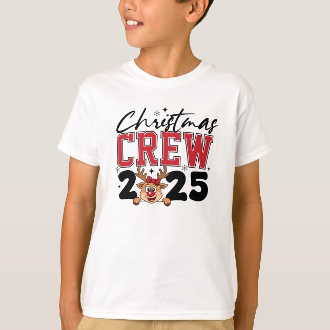 Camiseta Christmas 2025 Crew (Frente)