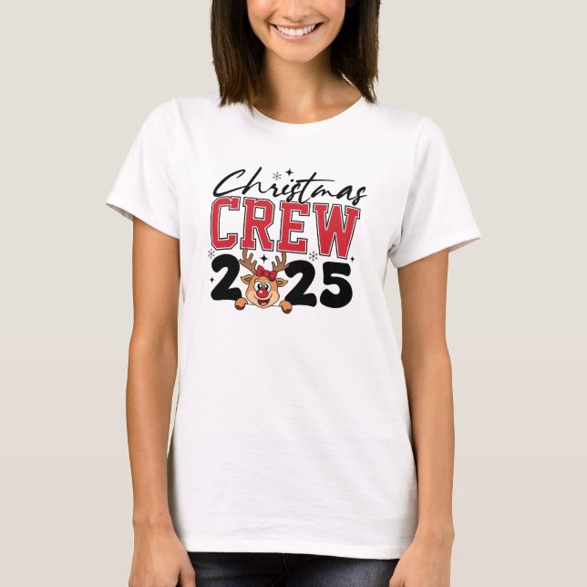 Camiseta Christmas 2025 Crew (Frente)