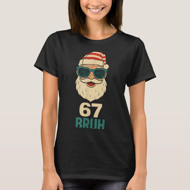 Camiseta Christmas 67 Meme Design Funny Six Seven Hands 6 7 (Frente)