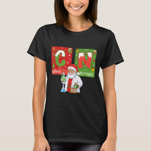 Camiseta Christmas 67 Meme Science Chemistry Humor Periodic (Frente)