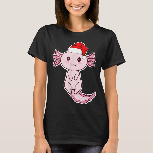 Camiseta Christmas Axolotl  (Frente)
