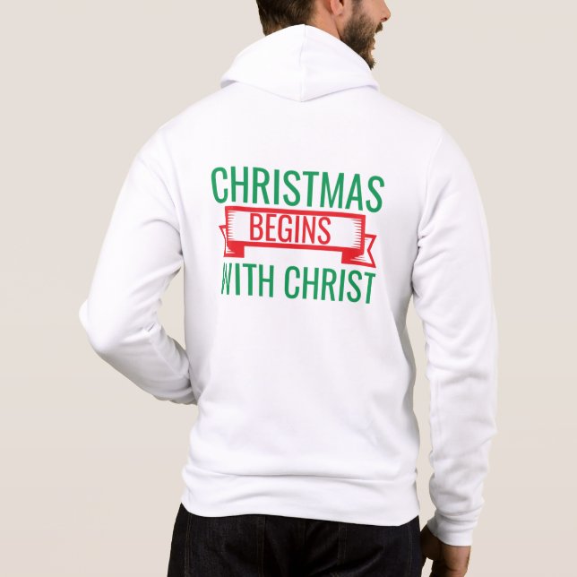 Camiseta Christmas Begins with Christ-15523 (Verso)