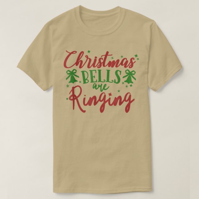 Camiseta Christmas Bells Are Ringing Ugly Xmas Ugly Christm (Frente do Design)