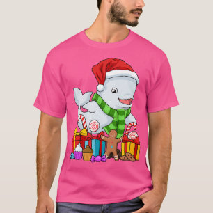 Camiseta Christmas Beluga Whale Gift Kids Christmas Gift Me
