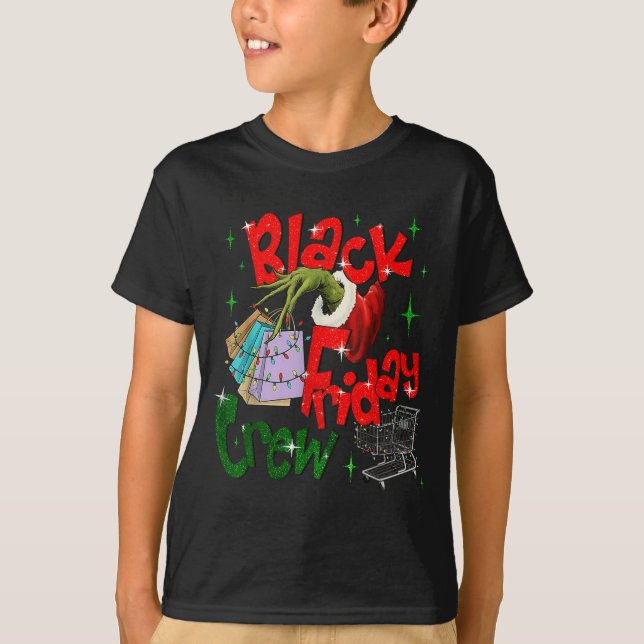 Camiseta Christmas Black Shopng Family Funny Friday Shopng  (Frente)