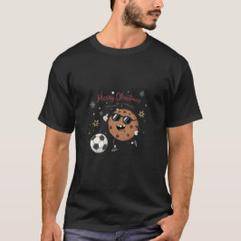 Camiseta Christmas Chocolate Cookie and Soccer Ball