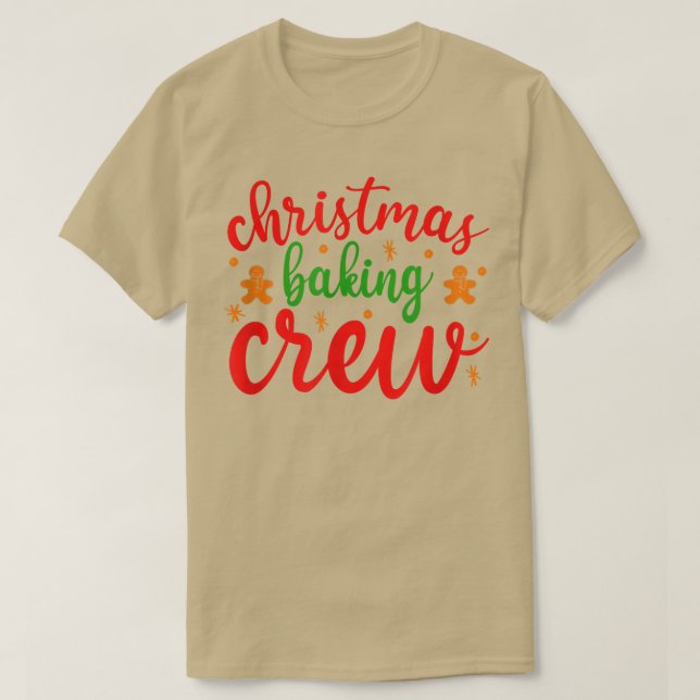Camiseta Christmas Cookie Baking Crew 900 (Frente do Design)