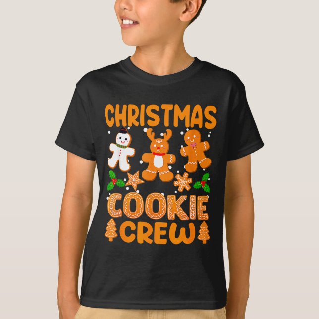 Camiseta Christmas Cookie Crew Baking Team New Xmas Bakers  (Frente)