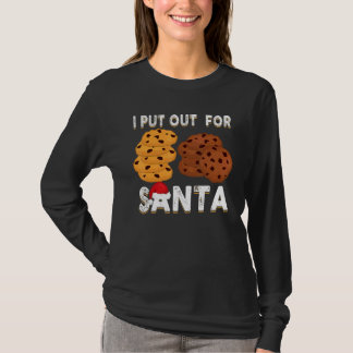 Camiseta Christmas Cookies I Put Out For Santa Xmas Pajama