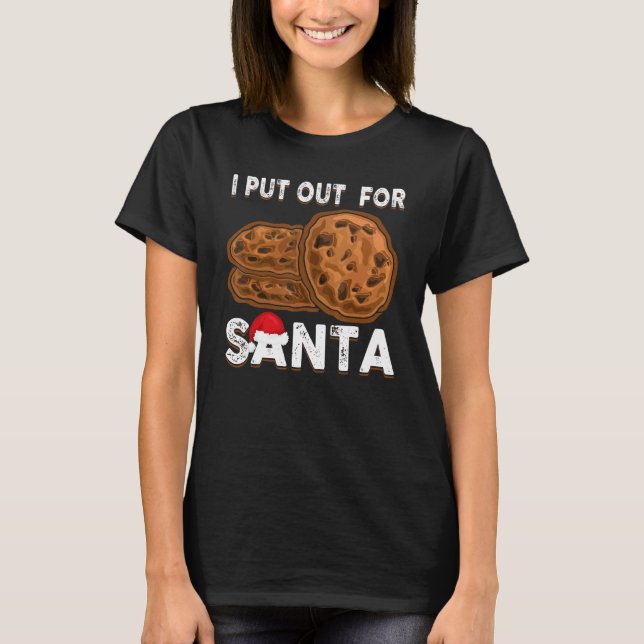 Camiseta Christmas Cookies  I Put Out For Santa Xmas Pajama (Frente)