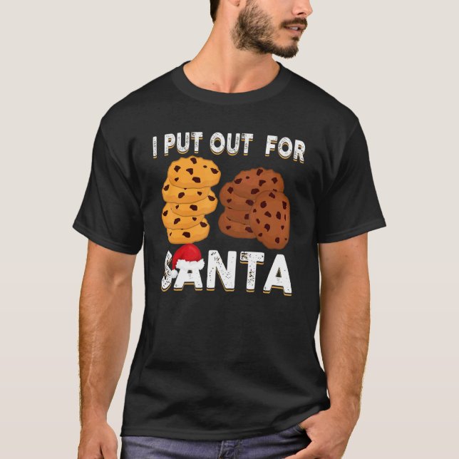 Camiseta Christmas Cookies  I Put Out For Santa Xmas Pajama (Frente)