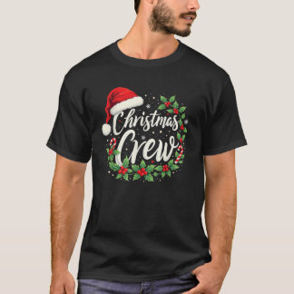Camiseta Christmas Crew Family Matching Unisex Adults Kids