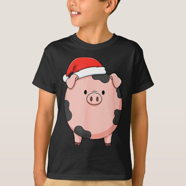 Camiseta Christmas Cute G Round Nk G Holiday Art  (Frente)