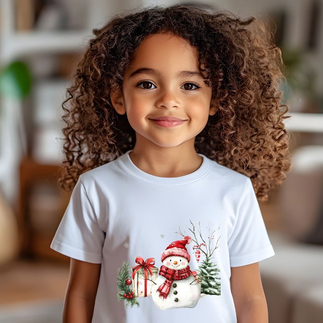 Camiseta Christmas Decor with Gifts, Branches, and Candy (Criador carregado)