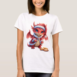 Camiseta Christmas dragon, too cute to arrest, 