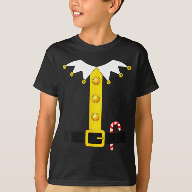 Camiseta Christmas Elf Costume  (Frente)
